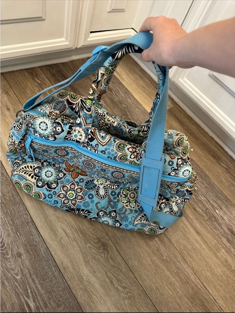 Vera Bradley Tote Bali Blue Pattern
